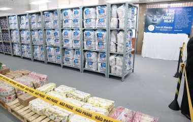 Banco de Alimentos de Santa Catarina entra em operação com nove toneladas doadas