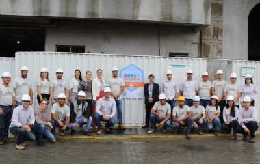 SESI entrega seu primeiro selo de obra mais segura em Santa Catarina