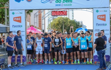 Circuito Corridas do Bem reúne mais de 1,2 mil participantes em Chapecó