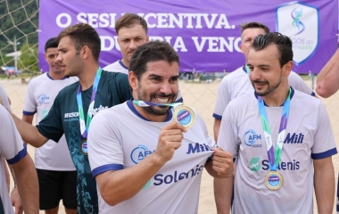 Saúde e esporte: a festa das equipes ganhadoras dos Jogos do SESI/SC 