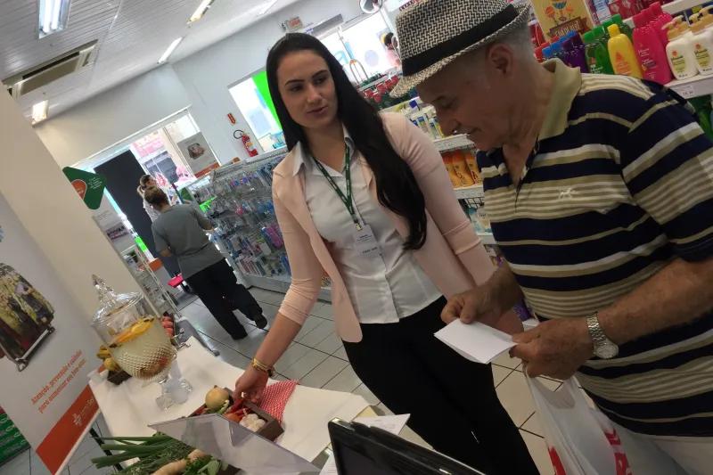 Ação realizada em Concórdia. Foto Divulgação/SESI