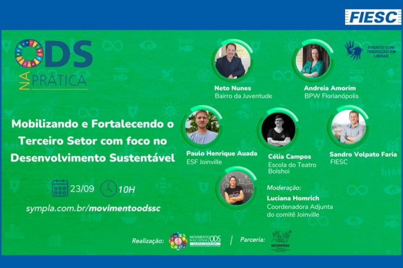 Em painel do terceiro setor, FIESC apresenta iniciativas sociais