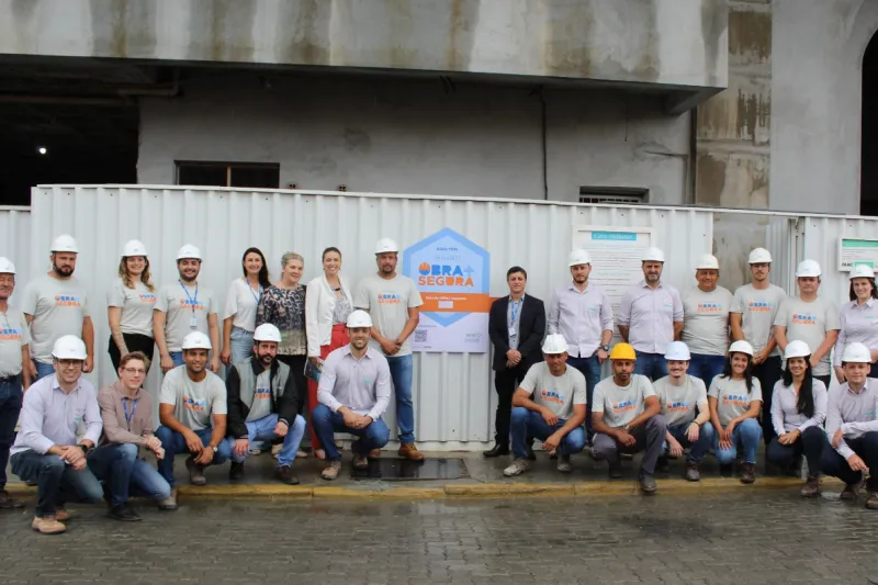 SESI entrega seu primeiro selo de obra mais segura em Santa Catarina