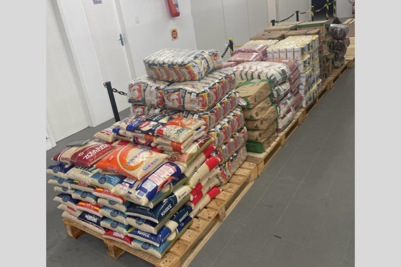 Banco de Alimentos e SESI doam duas toneladas de mantimentos para vítimas de enchentes em SC