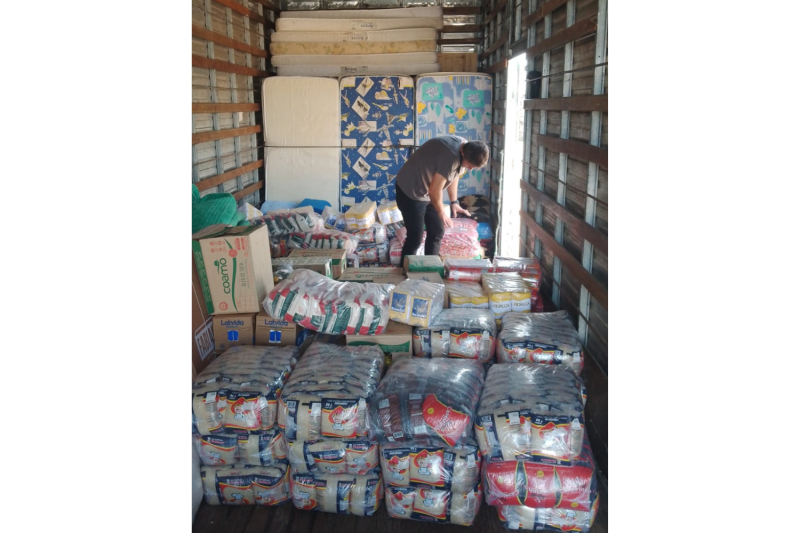 Banco de Alimentos entrega mais 3,3 toneladas de suprimentos para o Alto Vale