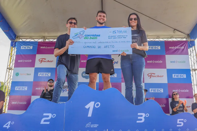 Corridas do Bem ultrapassa marca de meio milhão de reais doados a instituições de SC