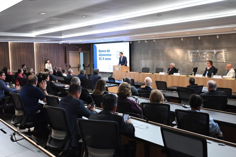 Em evento na FIESC, Banco de Alimentos de SC celebra quatro anos de fundação