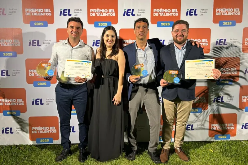 Três projetos do IEL/SC ganham troféus na edição nacional do Prêmio IEL de Talentos