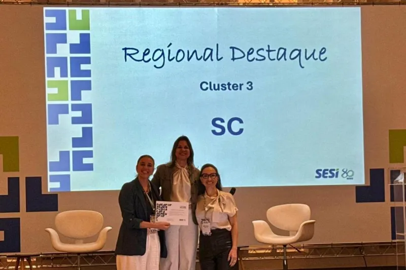 SESI/SC é reconhecido por excelência em saúde e segurança no trabalho