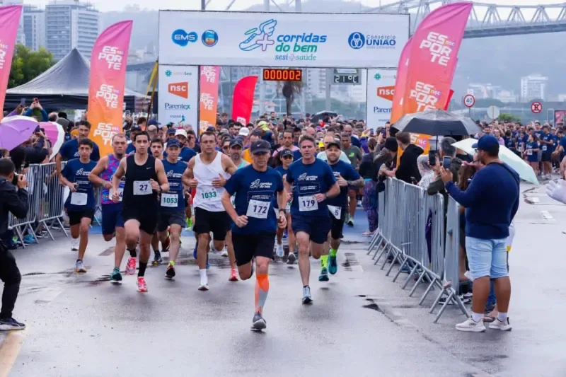 Etapa das Corridas do Bem do SESI movimenta Florianópolis neste domingo (20)