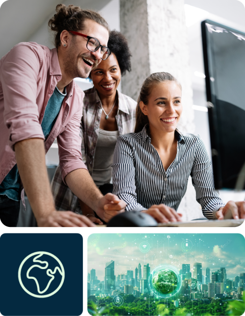 Usuários utilizando o serviço oferecido pelo Hub Social