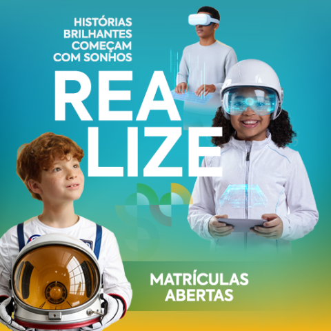 Escola SESI Realize: histórias brilhantes começam com sonhos. Clique aqui e saiba mais.